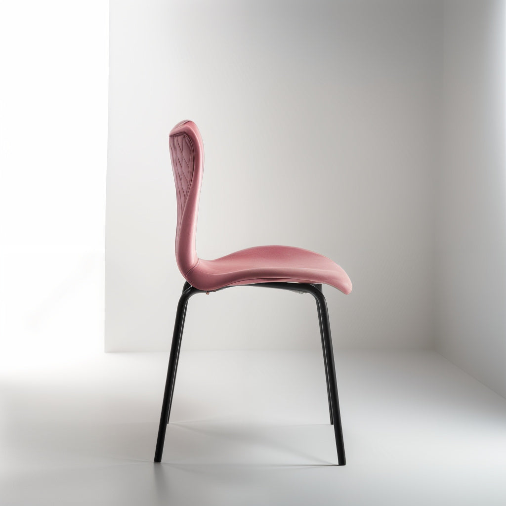 COMBINATIE DEAL - Femme Rosé Vlinderstoelen in set van 4 + Maki Eettafel