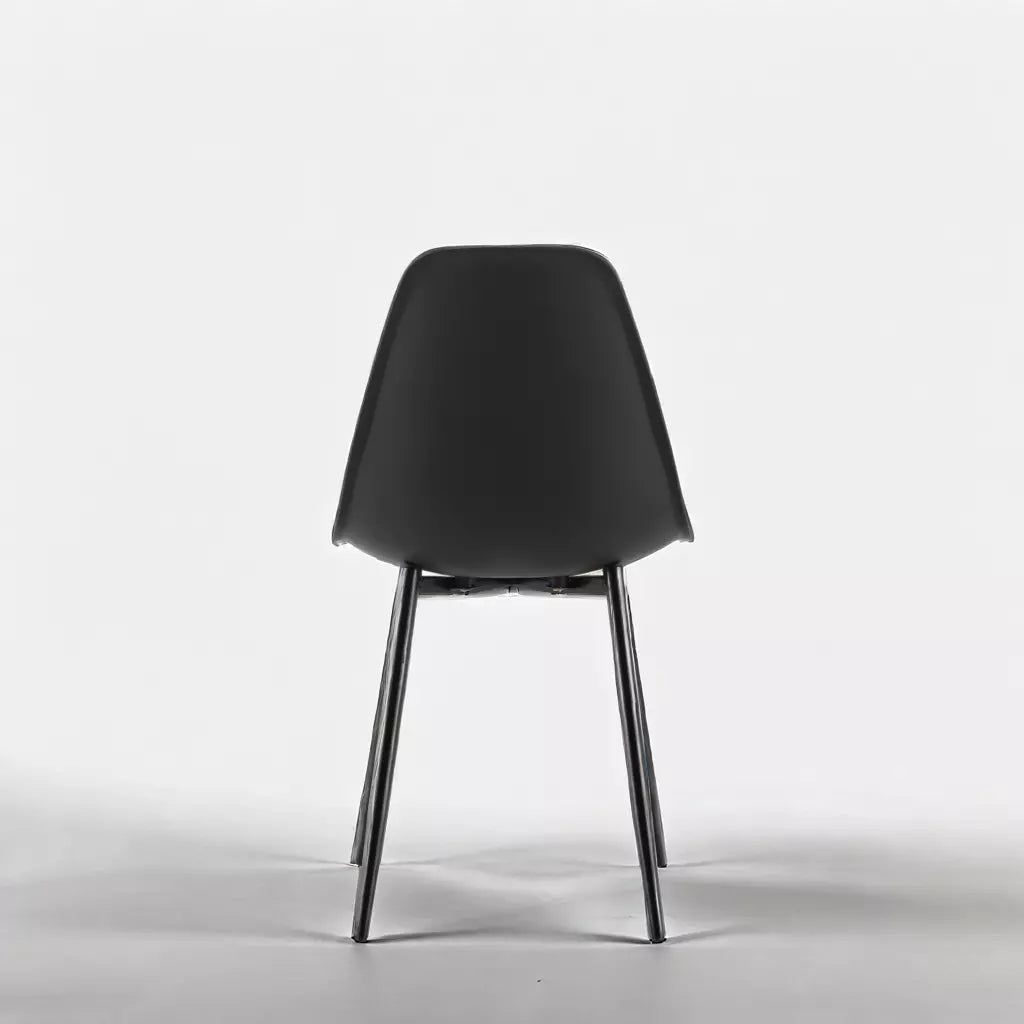 COMBINATIE DEAL - Jazz Stoelen Zwart in set van 4 + Maki Eettafel