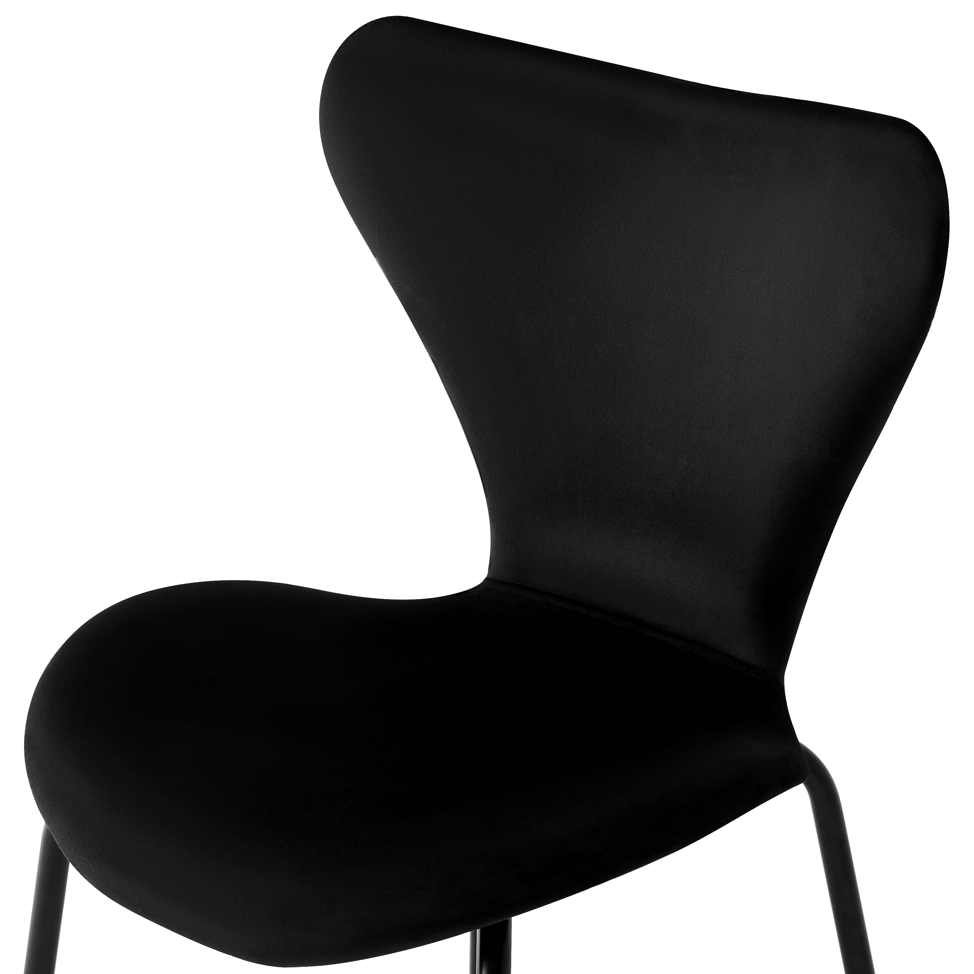 COMBINATIE DEAL - Femme Zwart Vlinderstoelen in set van 4 + Maki Eettafel